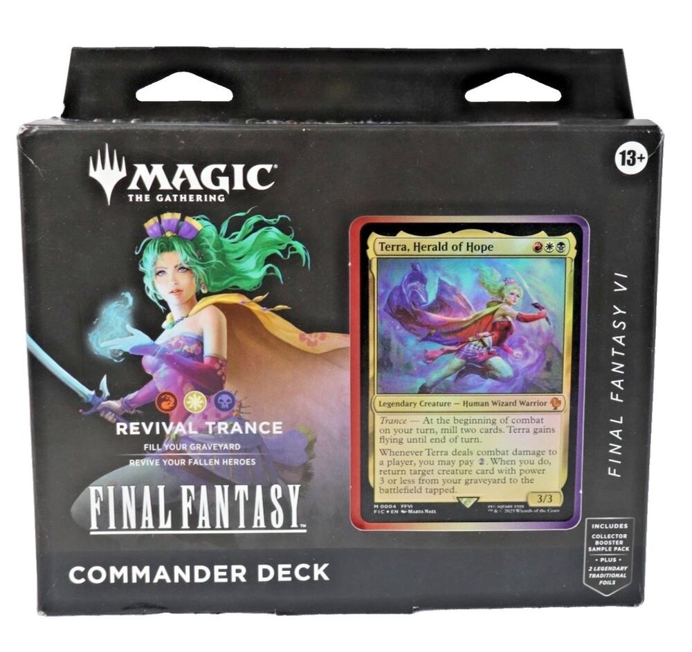MTG Final Fantasy VI Revival Trance Commander Deck New & Factory Sealed